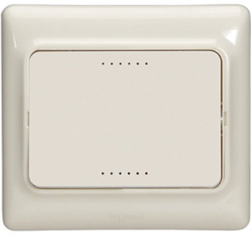 Переключатель с рамкой Legrand Kaptika 1-кл. проходной слоновая кость картинка